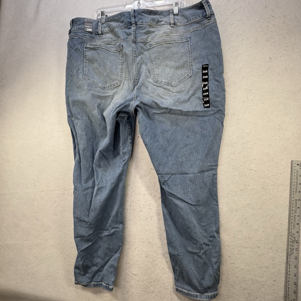 New $76 Torrid Jegging Women's Plus Size 26 Light Wash Jetty Stretch Lycra - Picture 9 of 13